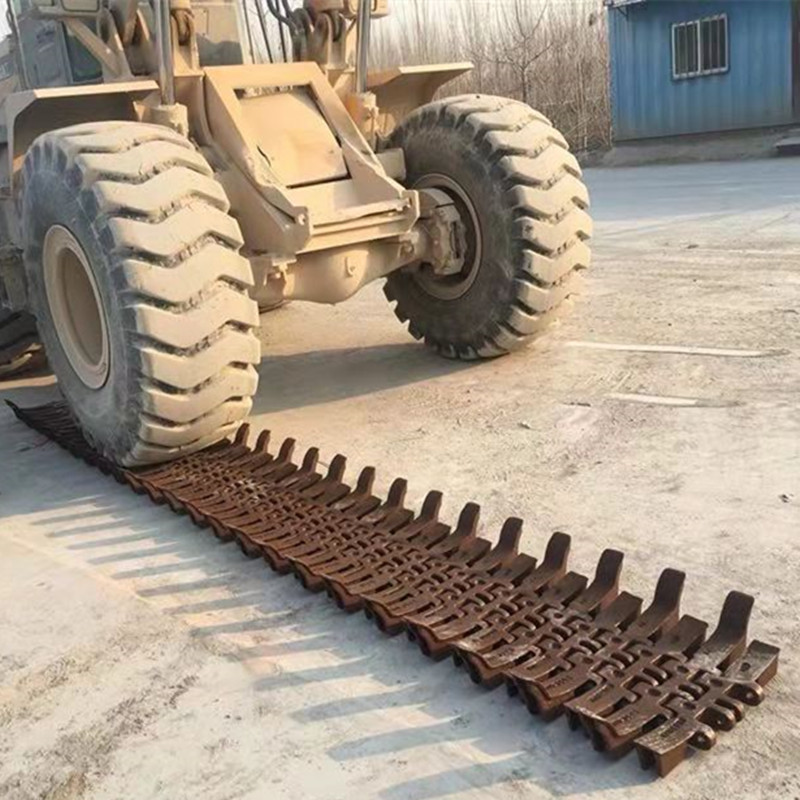 Противоскользящие гусеницы для шин погрузчика
